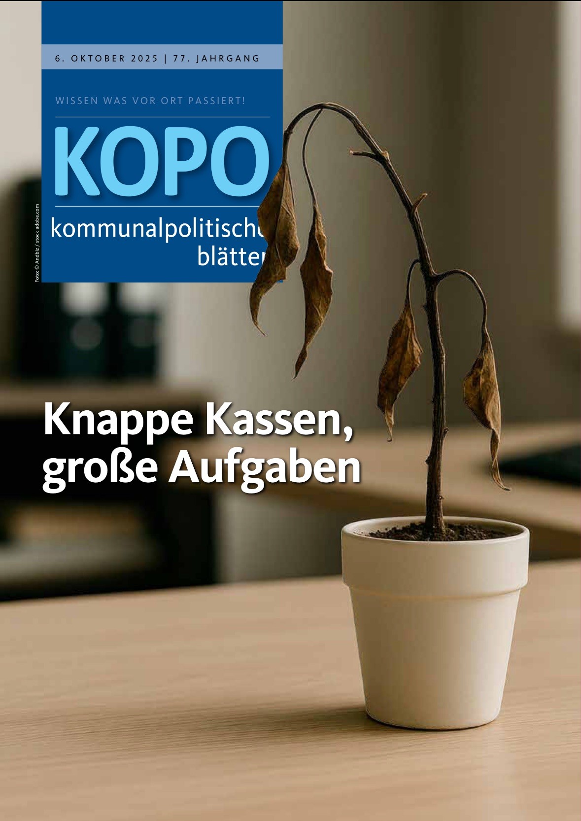 aktuelle Ausgabe der Kopo - kommunalpolitische Blätter zur Kommunalpolitik