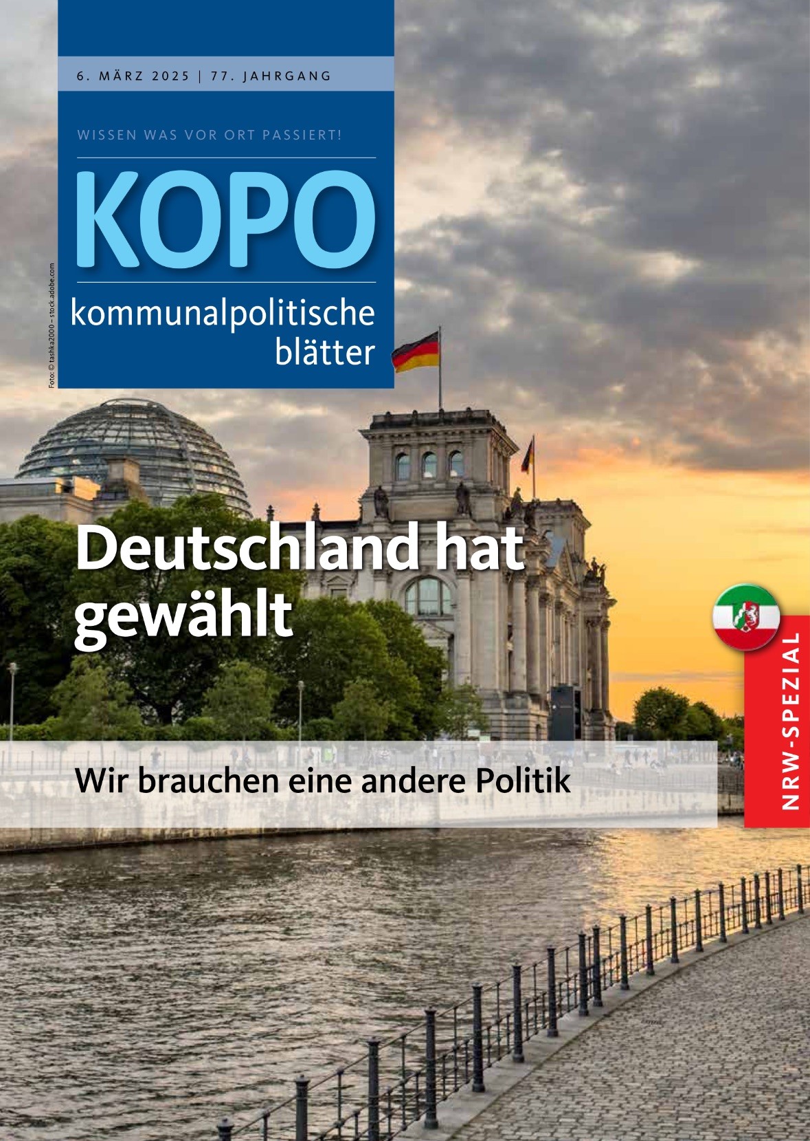 aktuelle Ausgabe der Kopo - kommunalpolitische Blätter zur Kommunalpolitik